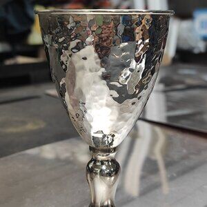 Handcrafted Sterling Silver Kiddush Cup | Heirloom Shabbat Wine Goblet